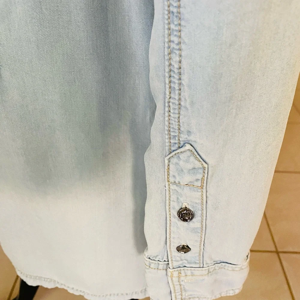 Guess Light Blue Denim dress - Picture 11 of 12